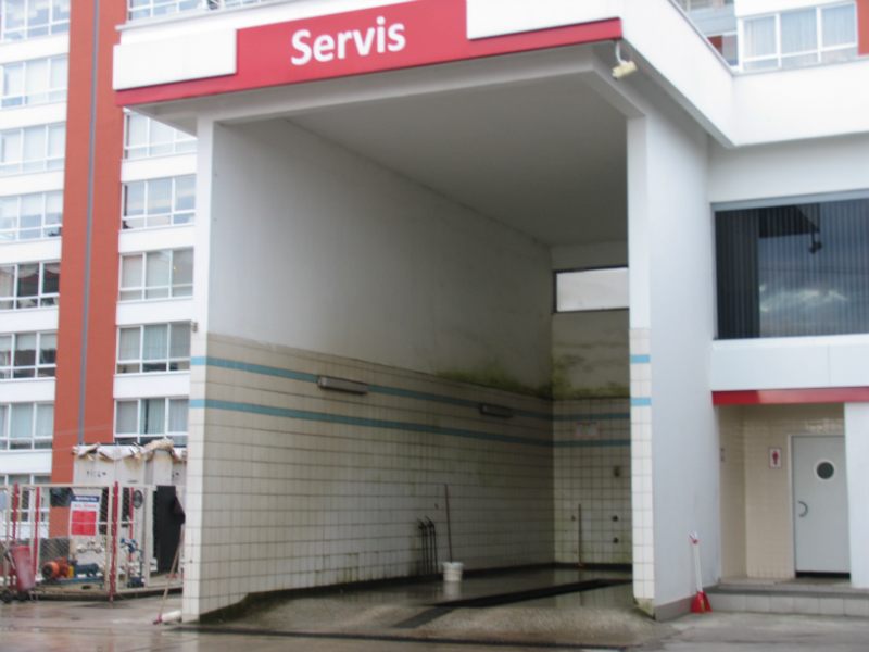 Yağ ve filtre değişimi servis bölümü